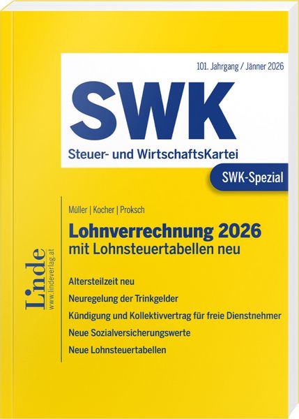 Produktbild: SWK-Spezial Lohnverrechnung 2026