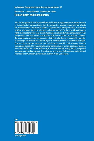 Produktbild: Human Rights and Human Nature