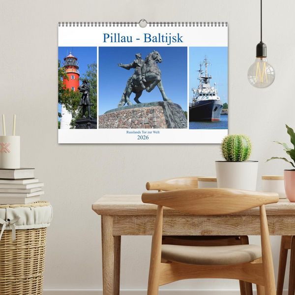 Produktbild: Pillau - Baltijsk. Russlands Tor zur Welt (Wandkalender 2026 DIN A3 quer), CALVENDO Monatskalender