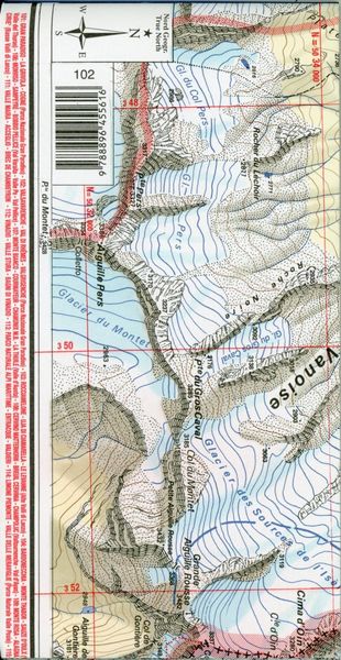 Produktbild: IGC Italien 1 : 25 000 Wanderkarte 102 Valsavarenche