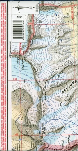 Produktbild: IGC Italien 1 : 25 000 Wanderkarte 102 Valsavarenche