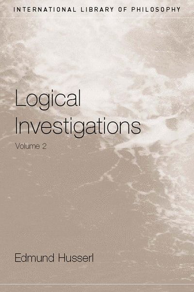 Produktbild: Logical Investigations Volume 2