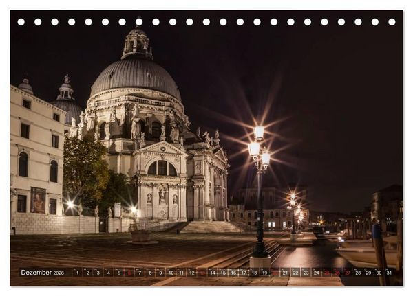 Produktbild: Leuchtendes Venedig (Tischkalender 2026 DIN A5 quer), CALVENDO Monatskalender