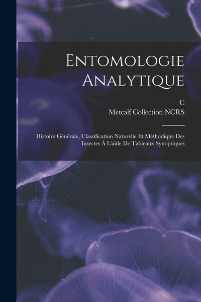 Produktbild: Entomologie analytique