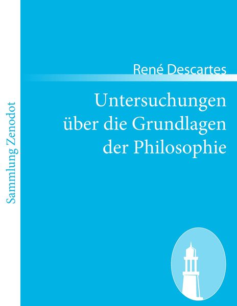 Produktbild: Untersuchungen &uuml;ber die Grundlagen der Philosophie