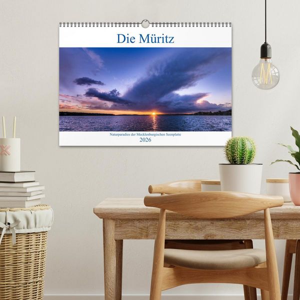 Produktbild: Die M&uuml;ritz - Naturparadies der Mecklenburgischen Seenplatte (Wandkalender 2026 DIN A3 quer), CALVENDO Monatskalender