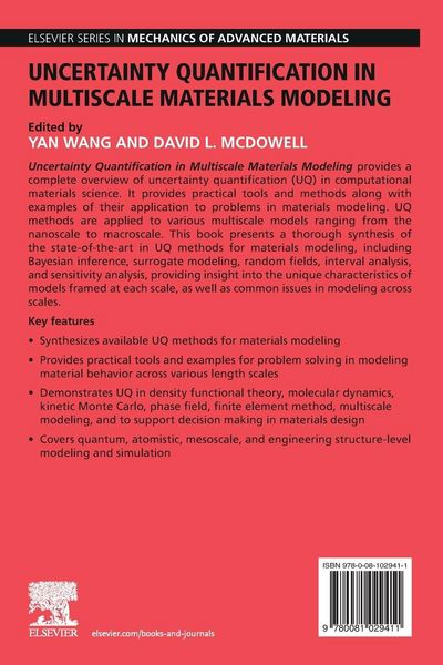 Produktbild: Uncertainty Quantification in Multiscale Materials Modeling