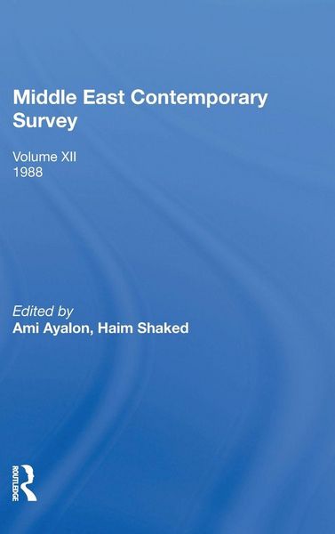 Produktbild: Middle East Contemporary Survey