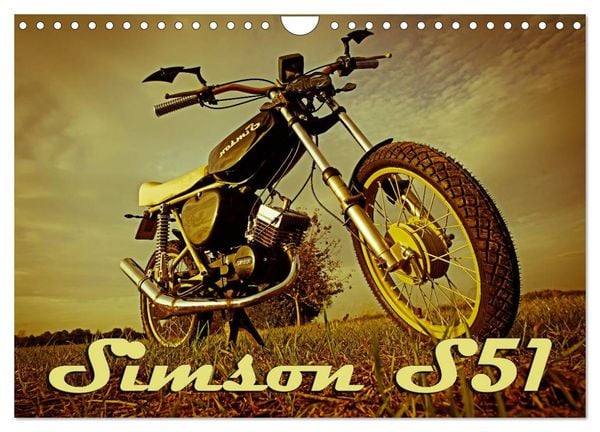 Simson S51 (Wandkalender 2025 DIN A4 quer), CALVENDO Monatskalender