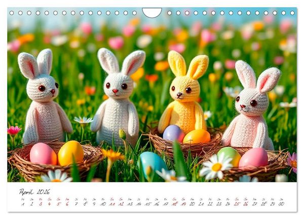 Produktbild: Wir lieben Wolle und Gem&uuml;tlichkeit (Wandkalender 2026 DIN A4 quer), CALVENDO Monatskalender