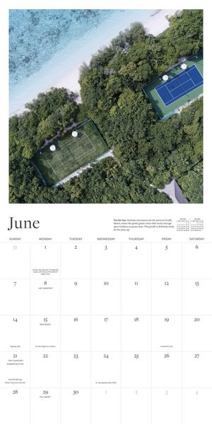 Produktbild: The Tennis Court Wall Calendar 2026