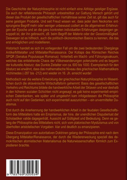 Produktbild: Geschichte der Naturphilosophie
