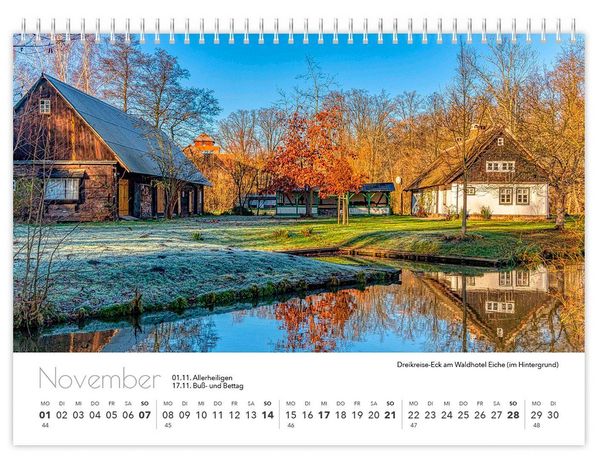 Produktbild: Kalender Spreewald kompakt - Peter Becker 2027