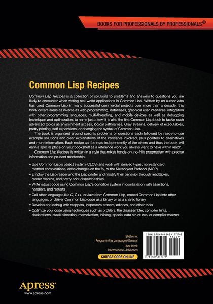 Produktbild: Common Lisp Recipes