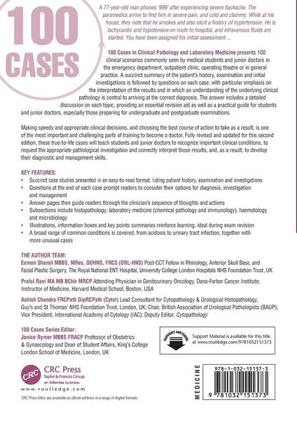 Produktbild: 100 Cases in Clinical Pathology and Laboratory Medicine