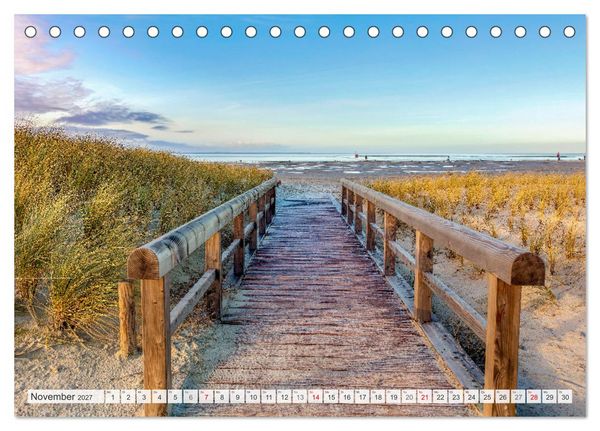 Produktbild: OSTFRIESLAND Wundervolle Halbinsel am Wattenmeer (Tischkalender 2027 DIN A5 quer), CALVENDO Monatskalender