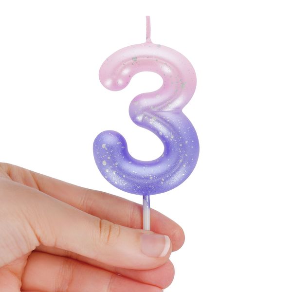 Produktbild: Legami Geburtstagskerze - Happy Birthday - Pink - 3