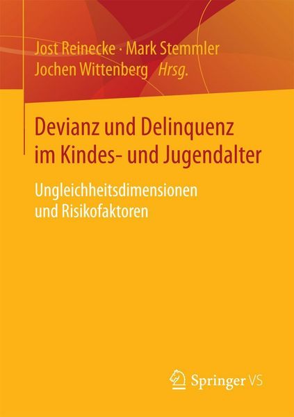 Produktbild: Devianz und Delinquenz im Kindes- und Jugendalter