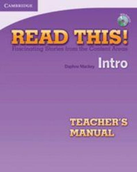 Produktbild: Read This! Intro Teacher's Manual with Audio CD