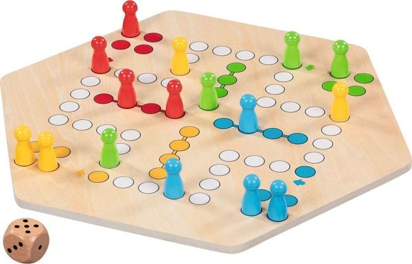 Produktbild: Ludo f&uuml;r bis zu 6 Spieler, beidseitig bedruckt