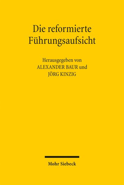 Produktbild: Die reformierte F&uuml;hrungsaufsicht