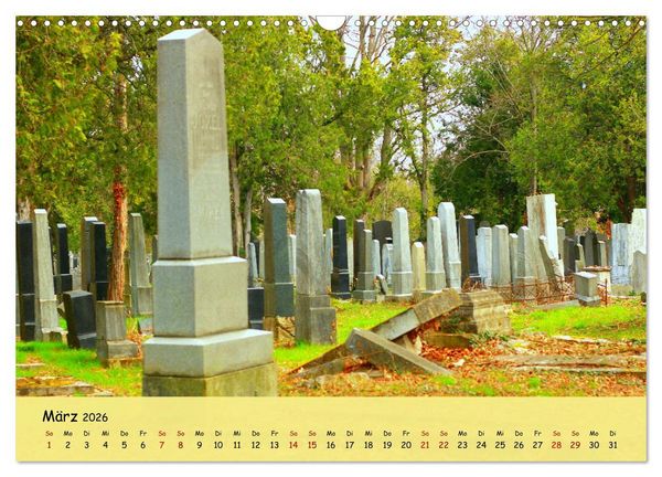 Produktbild: Am Zentralfriedhof in Wien (Wandkalender 2026 DIN A3 quer), CALVENDO Monatskalender