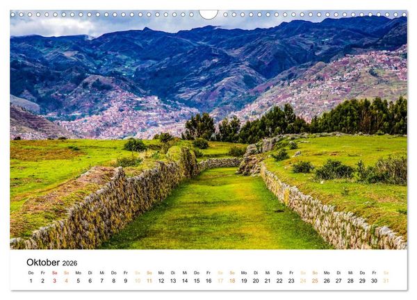 Produktbild: Qhapaq &Ntilde;an - die K&ouml;nigsstrasse der Anden (Wandkalender 2026 DIN A3 quer), CALVENDO Monatskalender