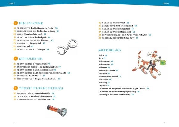 Produktbild: Projektreihe Kindergarten - Bei der Polizei