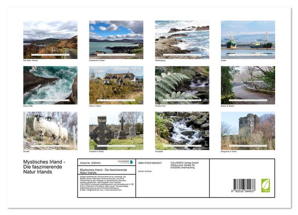 Produktbild: Mystisches Irland - Die faszinierende Natur Irlands (Wandkalender 2026 DIN A3 quer), CALVENDO Monatskalender
