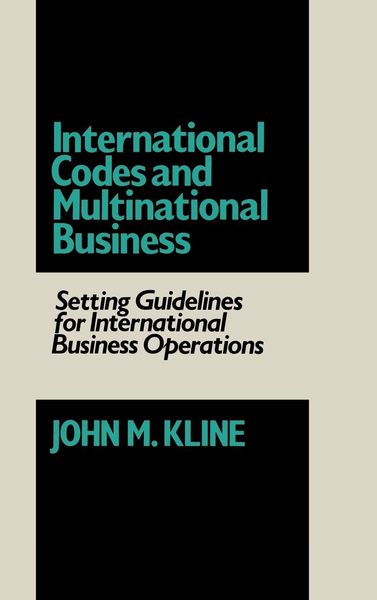 Produktbild: International Codes and Multinational Business