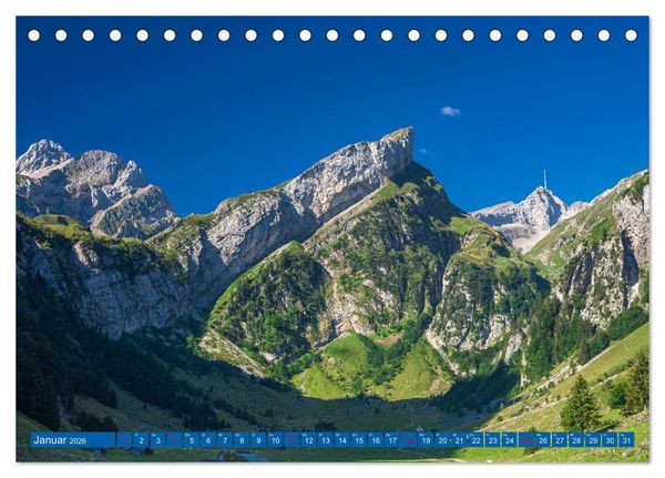 Produktbild: Imposante Berge (Tischkalender 2026 DIN A5 quer), CALVENDO Monatskalender