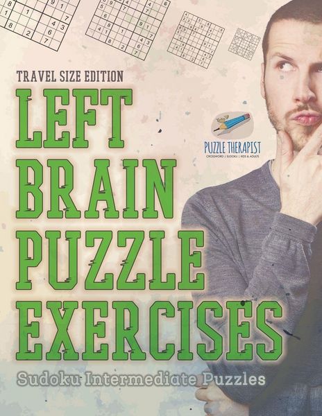 Produktbild: Left Brain Puzzle Exercises | Sudoku Intermediate Puzzles | Travel Size Edition