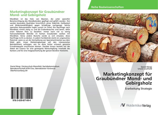 Produktbild: Marketingkonzept f&uuml;r Graub&uuml;ndner Mond- und Gebirgsholz