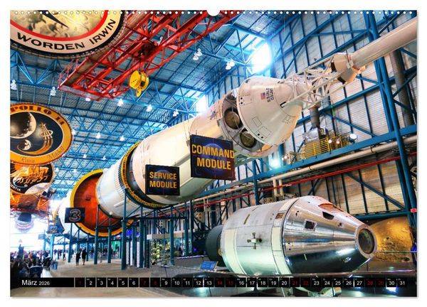 Produktbild: Kennedy Space Center (Wandkalender 2026 DIN A2 quer), CALVENDO Monatskalender