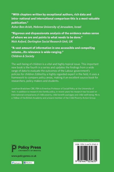 Produktbild: The well-being of children in the UK