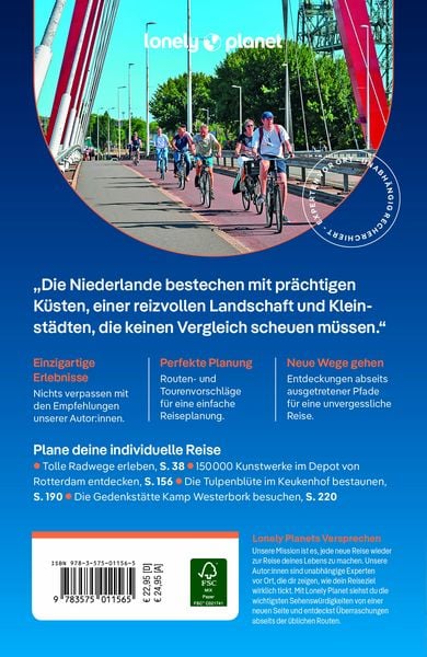 Produktbild: LONELY PLANET Reiseführer Niederlande