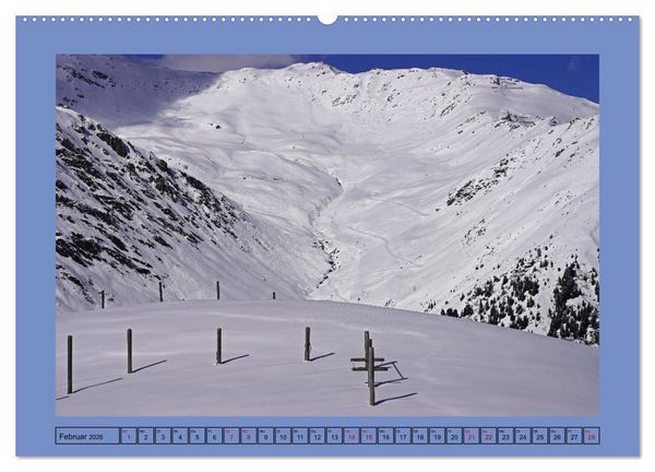 Produktbild: Winterwanderung in den Tuxer Alpen (hochwertiger Premium Wandkalender 2026 DIN A2 quer), Kunstdruck in Hochglanz