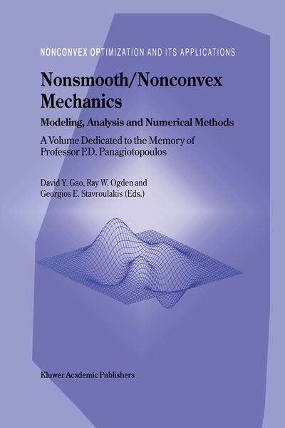 Produktbild: Nonsmooth/Nonconvex Mechanics