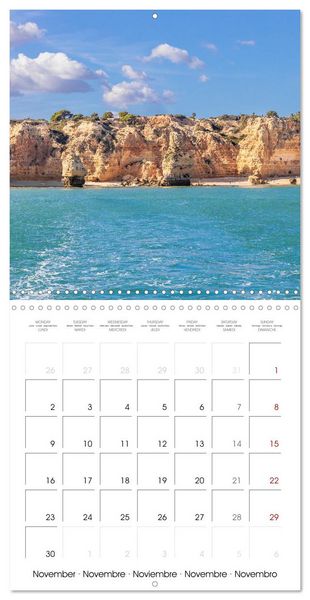 Produktbild: Algarve - Portugal's picturesque coastal landscapes (Wall Calendar 2026 12 &times; 12 Inch) CALVENDO 12 Month Wall Calendar