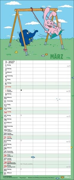 Produktbild: Der echt elefantastische Familienplaner 2027