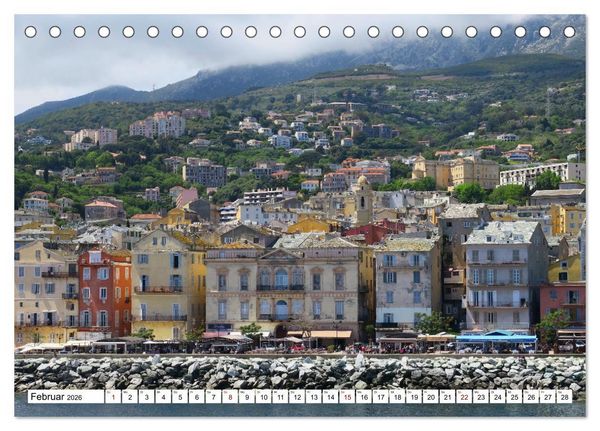 Produktbild: Urlaub Freiheit Korsika - fabelhafte Eindr&uuml;cke der Mittelmeerinsel (Tischkalender 2026 DIN A5 quer), CALVENDO Monatskalender