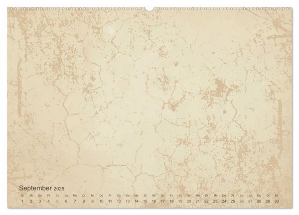 Produktbild: Vintage DIY Bastel-Kalender - Zum Selbstgestalten (Wandkalender 2026 DIN A2 quer), CALVENDO Monatskalender