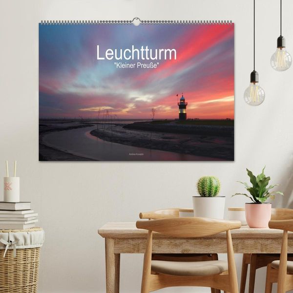 Produktbild: Leuchtturm "Kleiner Preu&szlig;e" (Wandkalender 2026 DIN A2 quer), CALVENDO Monatskalender