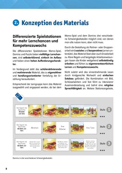 Produktbild: Arbeitsmaterial Grundschule. Stationenlernen Religion: Abraham und Sara