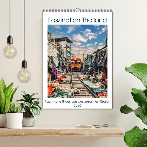 Produktbild: Faszination Thailand (Wandkalender 2026 DIN A2 hoch), CALVENDO Monatskalender