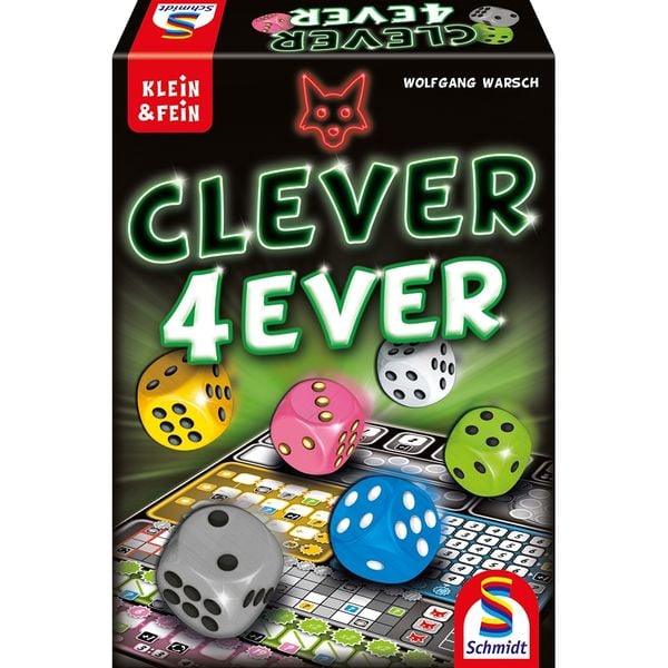 Schmidt 49424 - Clever 4-Ever, Würfelspiel, Familienspiel