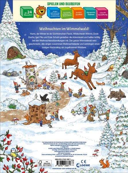 Produktbild: Willkommen im Wimmelwald - Frohe Weihnachten!