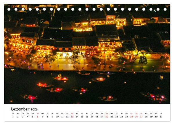 Produktbild: Vietnam aus der Luft (Tischkalender 2026 DIN A5 quer), CALVENDO Monatskalender