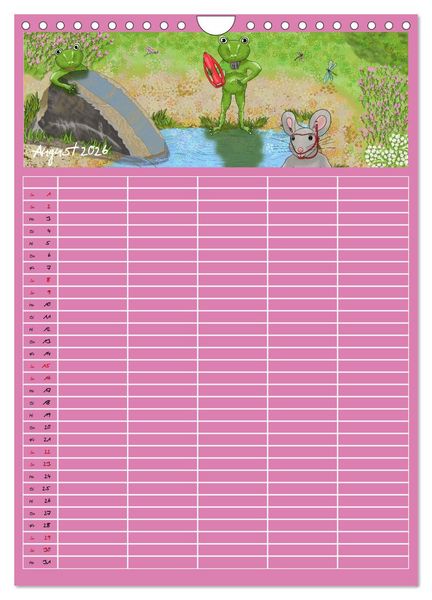 Produktbild: Mats Maus und seine Freunde (Wandkalender 2026 DIN A4 hoch), CALVENDO Monatskalender