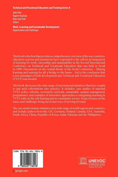 Produktbild: Work, Learning and Sustainable Development